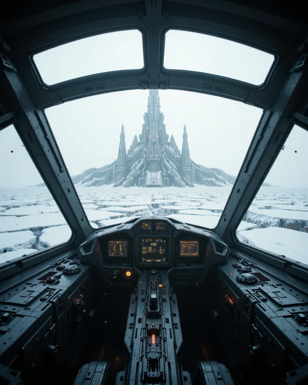 In The Style Of Cksx, Minimalist Perspective, Cockpit Pov Vi...