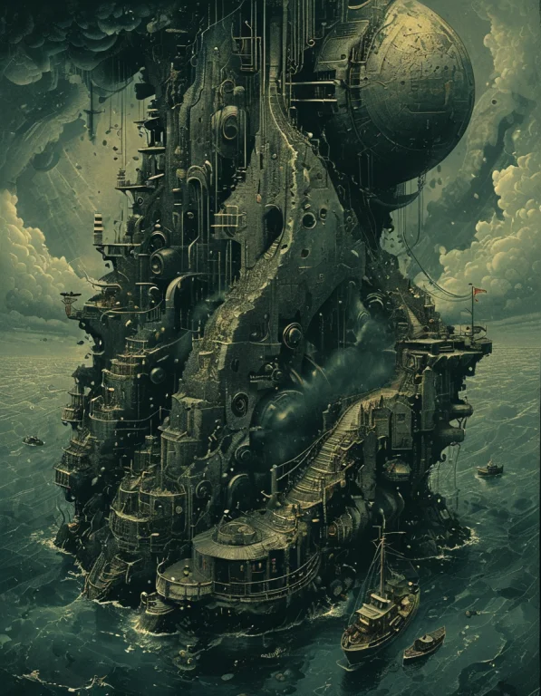 Isometric Style . Vibrant, Beautiful, Crisp, Detailed, Ultra...