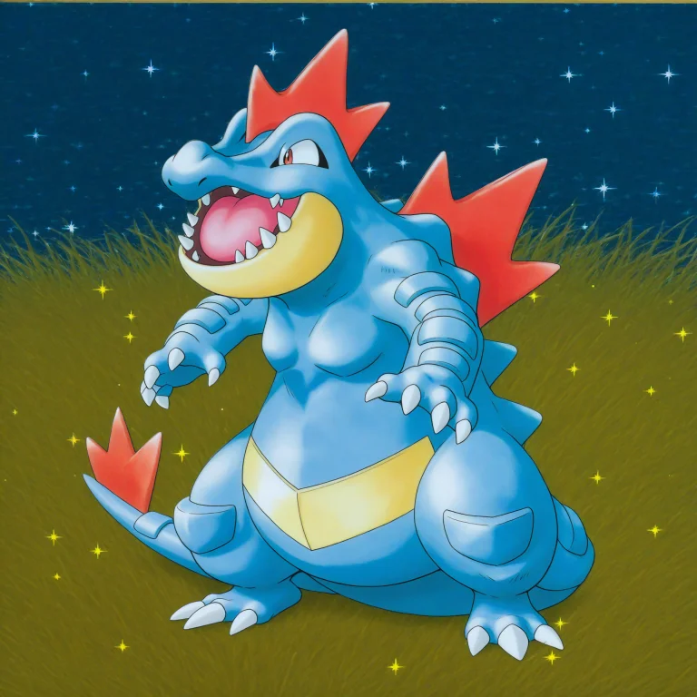 Lorapokemonferaligatrpony1, Feraligatr, Best Quality, Master...
