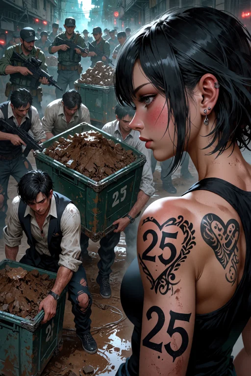 , A Heart 25 Tattoo On Left Shoulder, Jane Saw Them Then. Do...