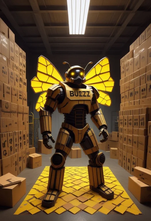 A Confused-looking Maintenance Worker In A Hazmat Suit Stand...