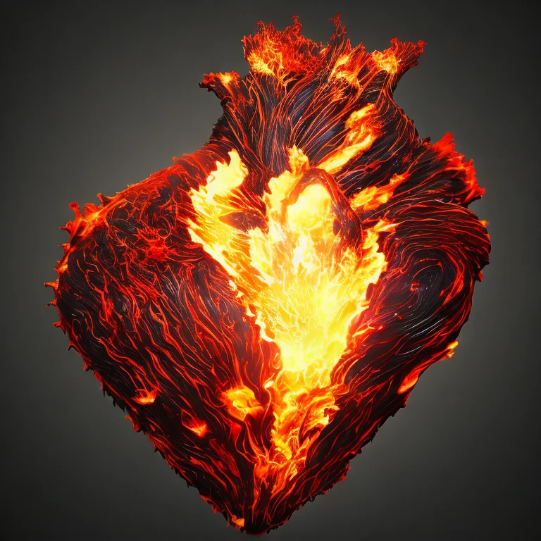 Heartart, Lavastyle, A Heart On Fire