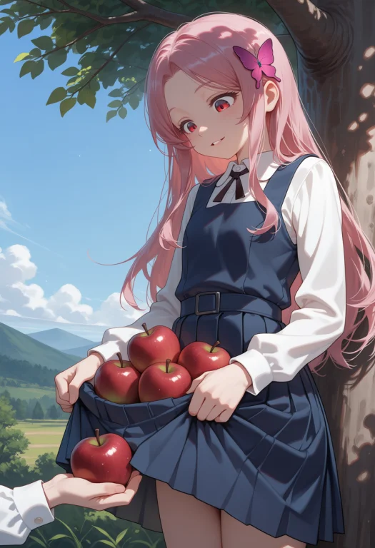 Wsmmkhkanade, 1girl, Pink Hair,solo, Long Hair, Long Sleeves...