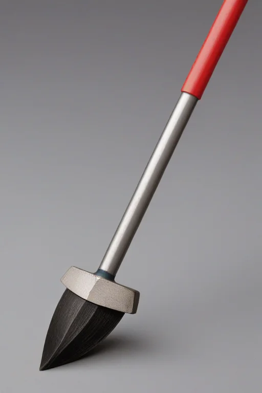 A Tool With A Heavy Head Attached To A Long Handle, Designed...