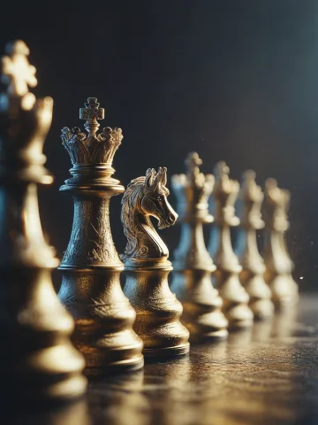 Stylized Chess Pieces. Queen Chess, Chess Game, Chess Board,... — SDXL AI Prompt: Stylized chess pieces. Queen chess, Chess game, chess board, luxury and golden d...