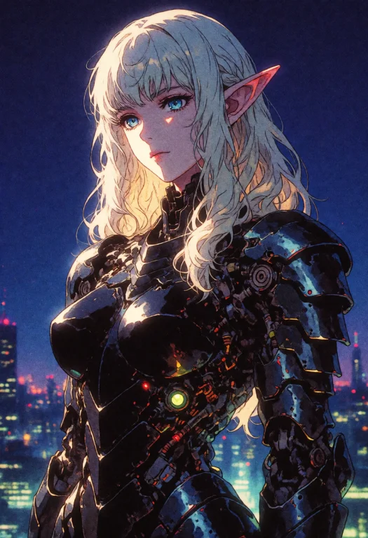 Retroscifi90s, Retroartstyle, Retro, Cyberpunk, A Beautiful...