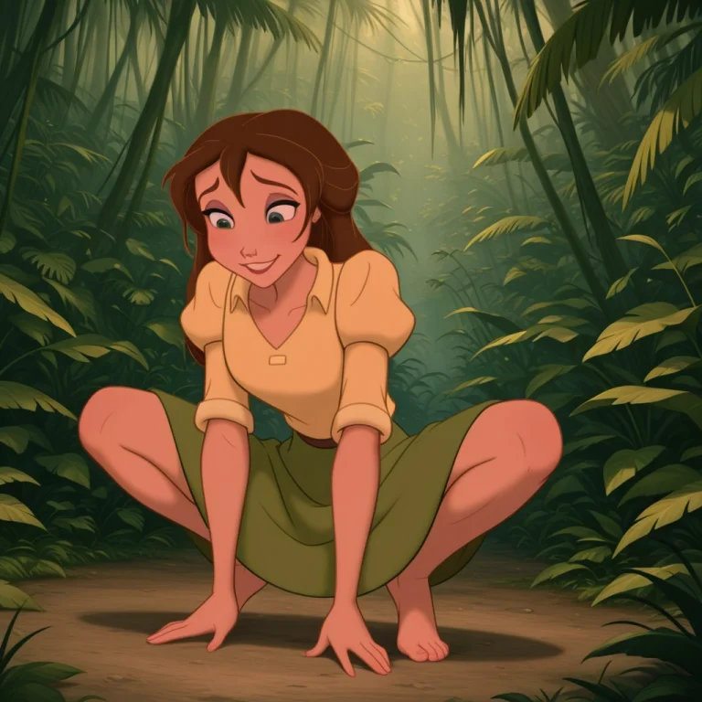 Masterpiece, Best Quality, Janeportertarzan, Disney Style, F...