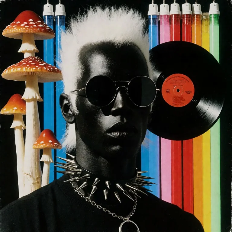 H3reticpress, Galosengen Man With Dark Skin, White Hair And...