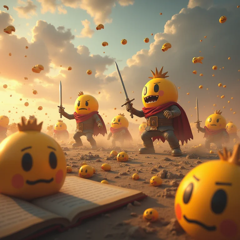 Create A Picture Of A Rebellion Led By Grammar Rules Against...