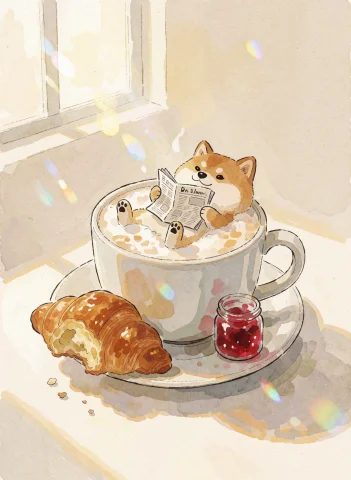A Heartwarming Jimmy Liao-inspired Digital Watercolor Illust... — Stable Diffusion AI Prompt: A heartwarming Jimmy Liao-inspired digital watercolor illustration showing a flu...