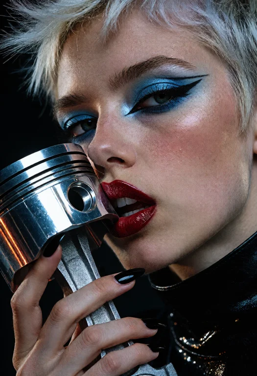 A Photorealistic Close-up Portrait Of A Young Woman With Sho...