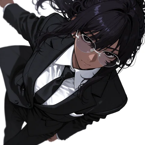 Detailed Woman in Suit Prompt — Stable Diffusion AI Prompt: df5tyle, Detailed. dynamic angle, dynamic pose, . She has a sharp, sophisticated...