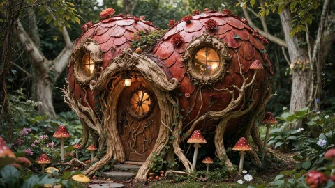 Lorafloratestrongk2e100.8 Fl0rate Heart-shaped Fantasy House — Stable Diffusion AI Prompt: fl0rate heart-shaped fantasy house