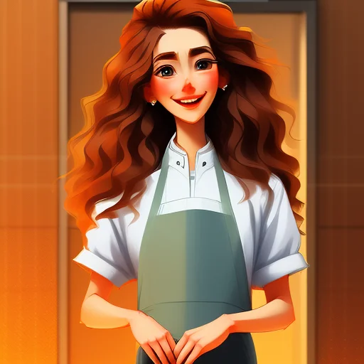 Digital Art Full Body Portrait Of A Durable, Lank, Bashful C...