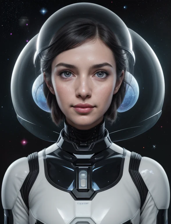 Space-themed Wes Andersoninspired Offset Compositional Symme...