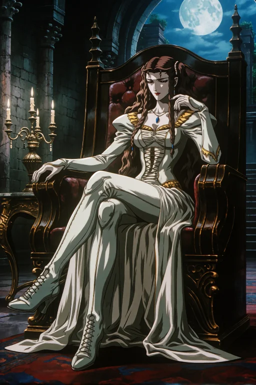 Xxg, Carmilla, Vampire Noble, 1girl, Solo, Full Body, Charac...