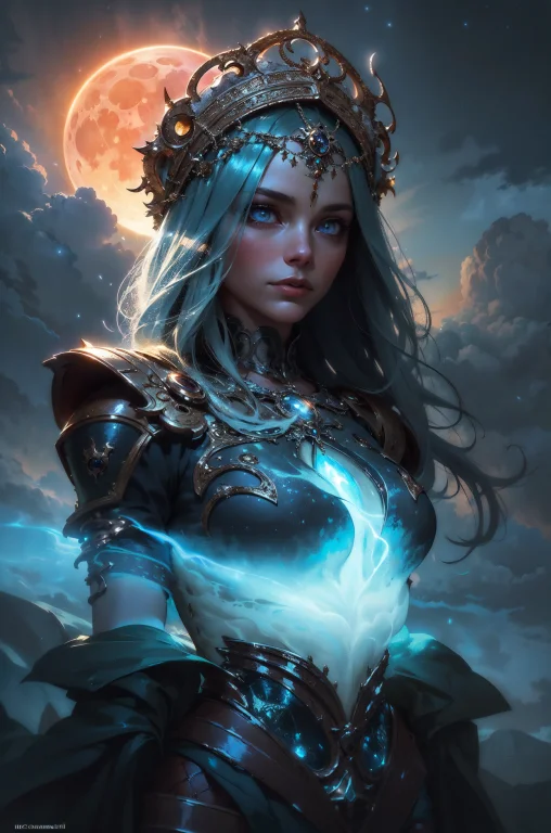 In Marc Simonetti Style1.4, Masterpiece1.2, A Female Sentien...