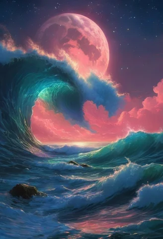 Zeen Chin Hyperrealistic Style A Beautiful Painting Of Starr... — SDXL AI Prompt: Zeen Chin Hyperrealistic style A beautiful painting of starry sky,layer upon lay...