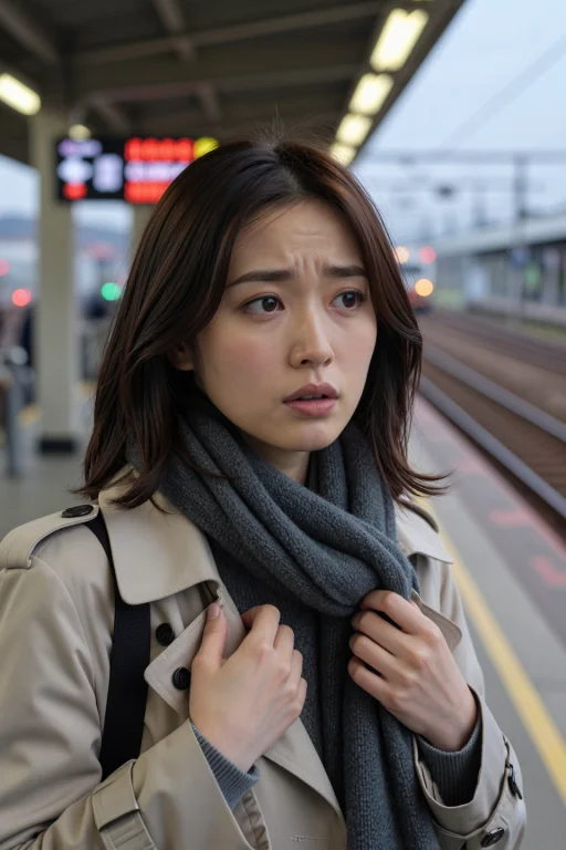 A Realistic Close-up Photograph Of A 23-year-old Taiwanese W...