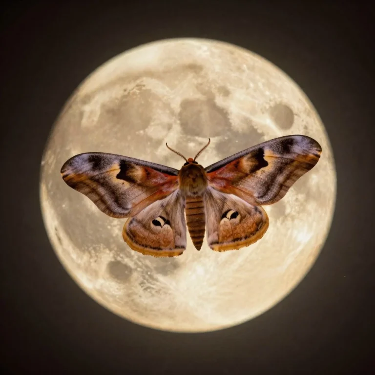 A Moth The Size Of A Sail Crossing The Moon, Impressionist S...