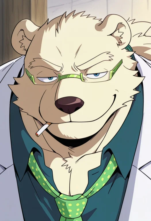 Masterpiece, Best Quality, Solo, 1boy, Leibtas, Bear Boy, Ne...