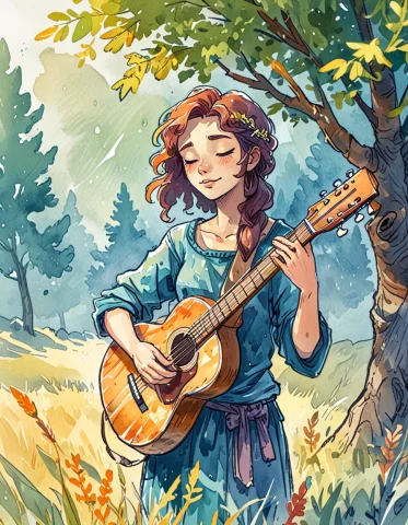 Ambient Music Loranovuschroma43 Style0.9 Novuschroma43 Style... — SDXL AI Prompt: ambient music novuschroma43 style 