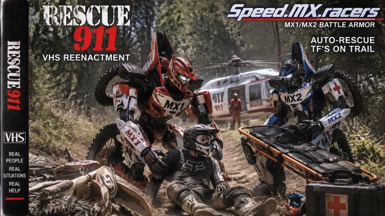 Speed.mx.racers Mx1mx2 Battle Armor Auto-rescue-tfs On Trail...
