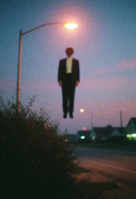 Darkdreamcorestyle, A Surreal Analog Photograph Of A Faceles...