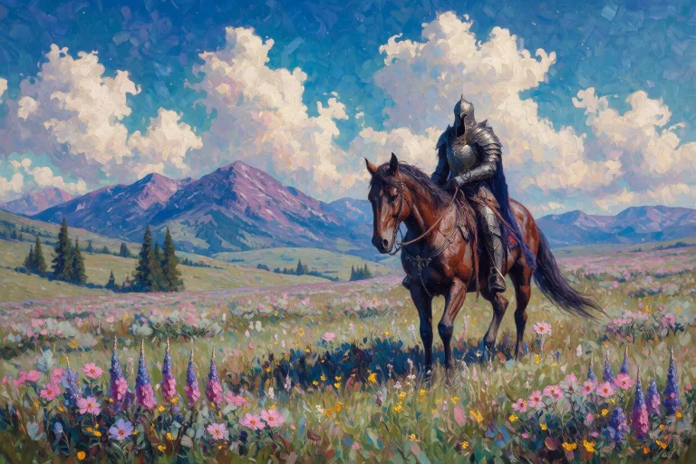 Arsmjstyle, Impressionism, H0us3ofud4y, Dark Fantasy. A Ride...