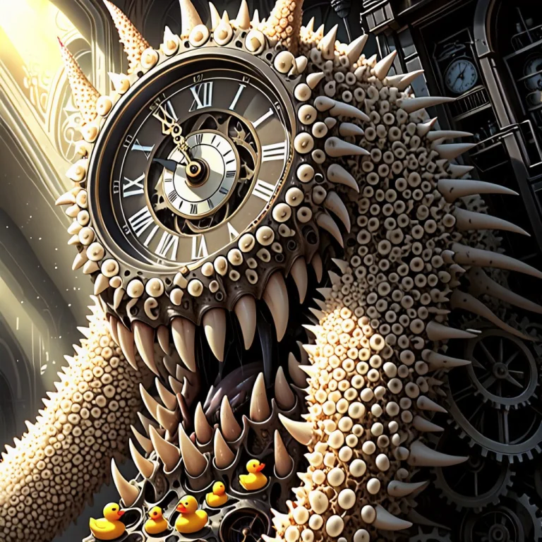 Vintage Clock With Exposed Mechanics Madefromteef, Gears Mad...