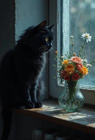 Beauty, Realism, Cinematic Quality, Chiaroscuro, Rays Of Lig... — FLUX AI Prompt: Beauty, realism, cinematic quality, chiaroscuro, rays of light, play of shadow a...