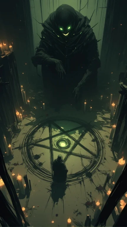 A Master-level, Highly Detailed Dark Fantasy Scene Set In A...