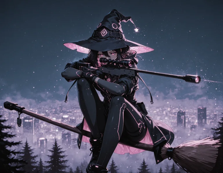 Loracyberwitches0.6 Cyberwitches, Witch Hat, Black Gloves, H...