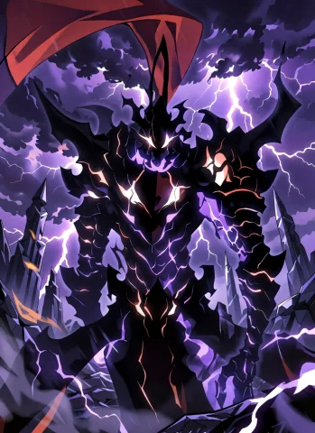 Shadow Igris. A Towering, Armored Knight With Glowing White... — Stable Diffusion AI Prompt: Shadow Igris. A towering, armored knight with glowing white eyes and jagged horn...