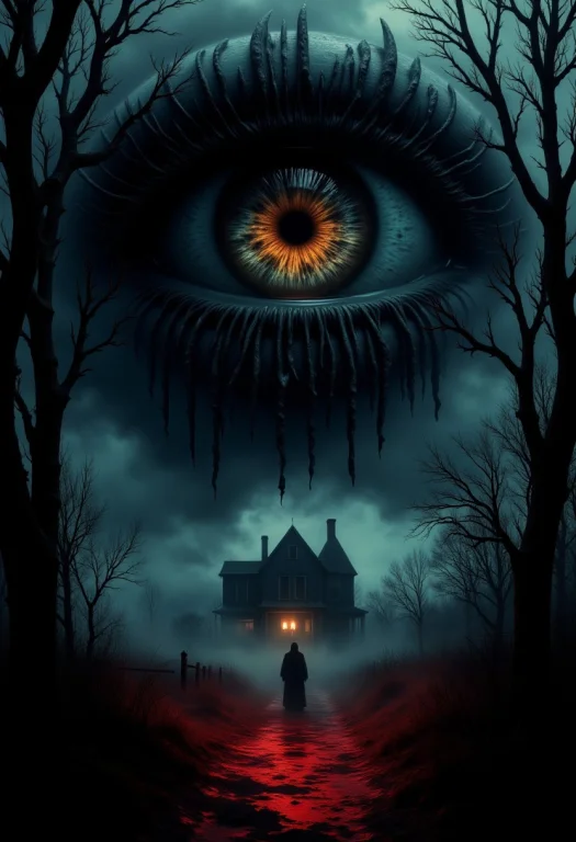A Dark Fantasy, Surreal Horror Composition Featuring A Large...
