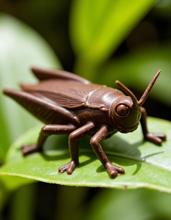 Chocolate Style. The Image Presents A Close-up View Of A Cho...