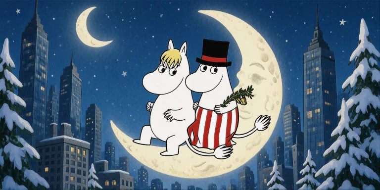 Moomin Goes On The Moon