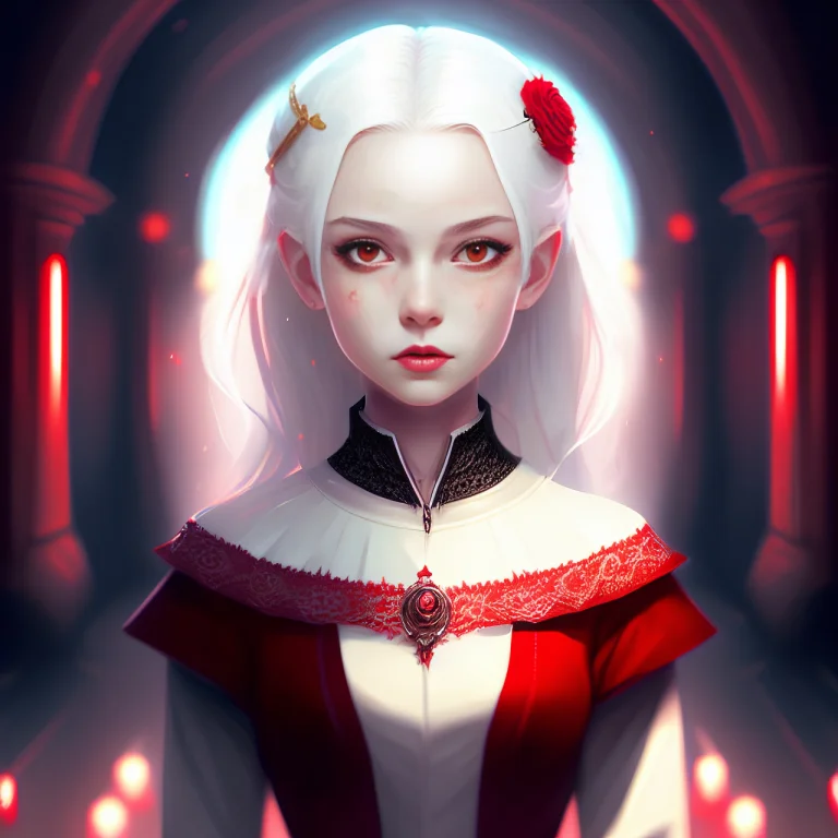 Dreamlikeart, Young Princess, 14 Years Old, White Hair, Phot...