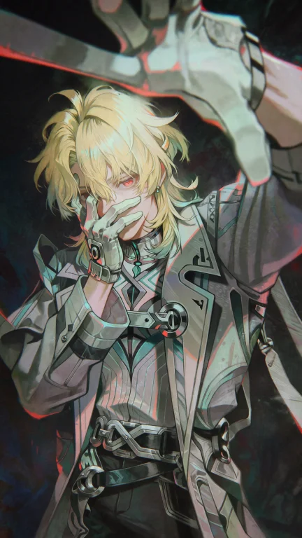 , , A Digital Illustration Depicts An Anime-styled Character...