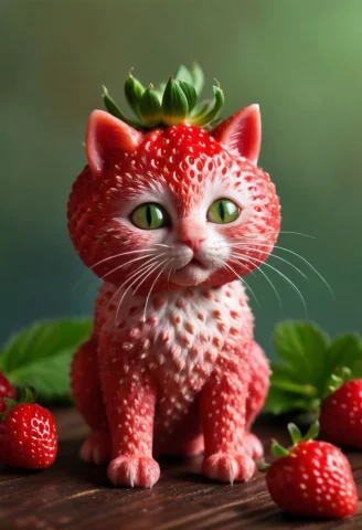 Create An Image Of A Whimsical Creature That Resembles A Sma... — SDXL AI Prompt: Create an image of a whimsical creature that resembles a small kitten with the t...