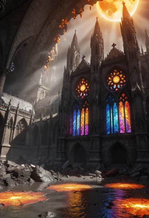 Breathtaking Photography Of A Gothic Cathedral Made Of Melti...