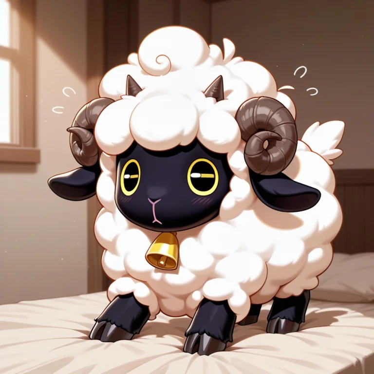 Masterpiece Sheep Gril Shearing Themselves