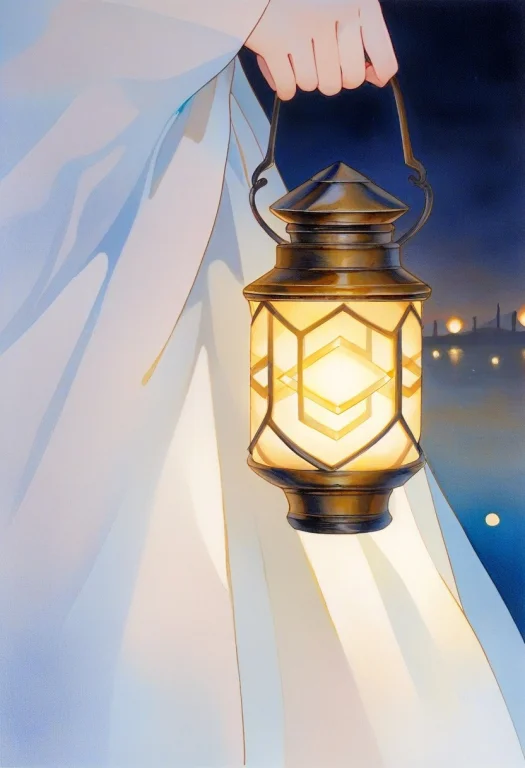 Masterpiece, Best Quality, A Citadel Of White Stone Above Go...