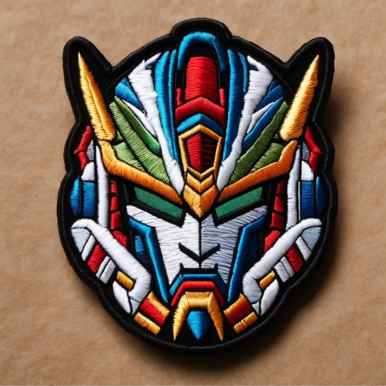 Embroidered Patch Style, Collectible Circular Button Badge F...