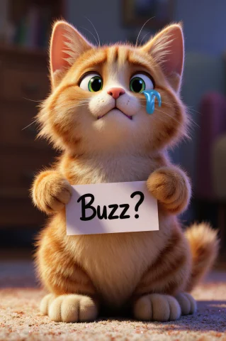 Pixar-style 3d Animated Close-up Of An Adorable, Slightly Sc... — Stable Diffusion AI Prompt: Pixar-style 3D animated close-up of an adorable, slightly scruffy cat with big,...