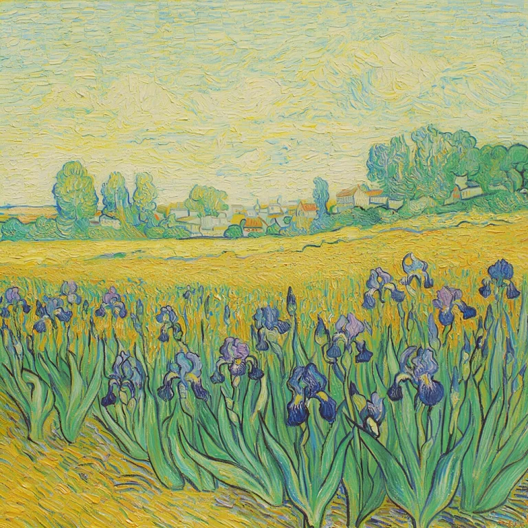 R1792f2dvangog The Painting Depicts A Vibrant Post-impressio...