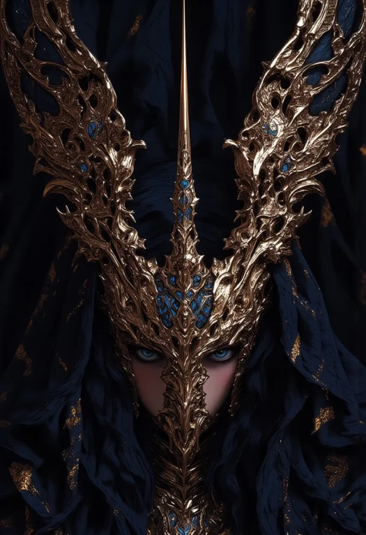 The High Priestess Of The Order Of The Black Veil Lent Her S...