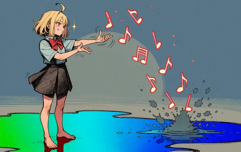 Masterpiece, A Blonde Girl With An Ahoge Stands Barefoot On...