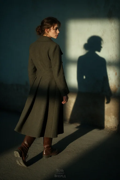 Magical Realism Photography, Full-body Night-street Portrait...