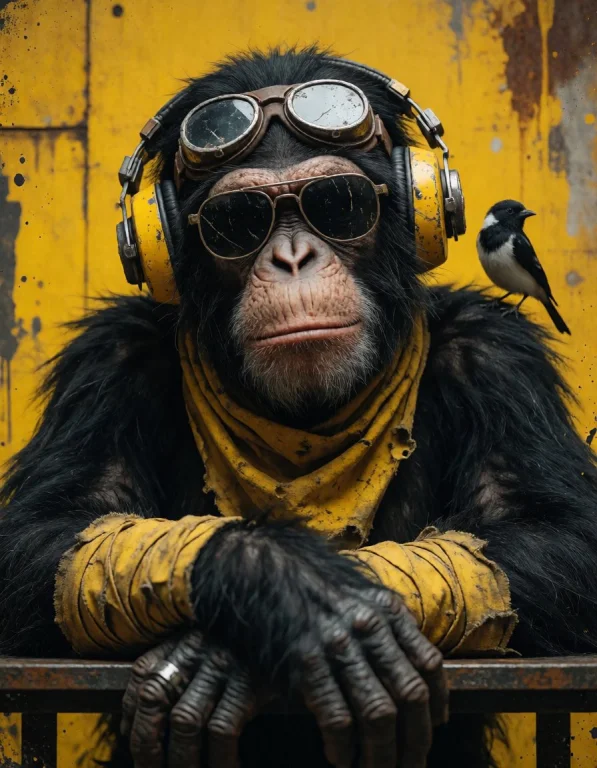 Industrial Monkey Rebel Create A Gritty Stylized Portrait Of...